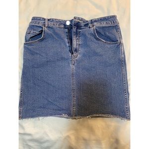 H&M denim mini skirt